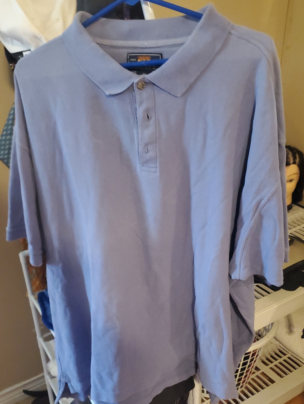 Route 66 Men's Light Blue Polo Shirt